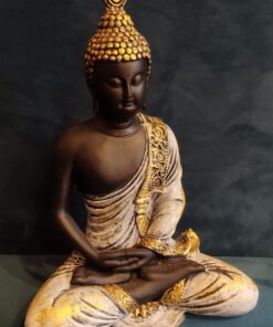 Statue: Blue Robe Sitting Buddha