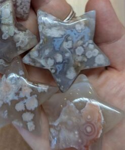 Carving: Flower Agate Star 25