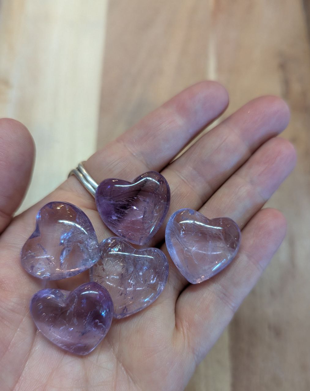 Carving: Ametrine Heart 25 - Image 2