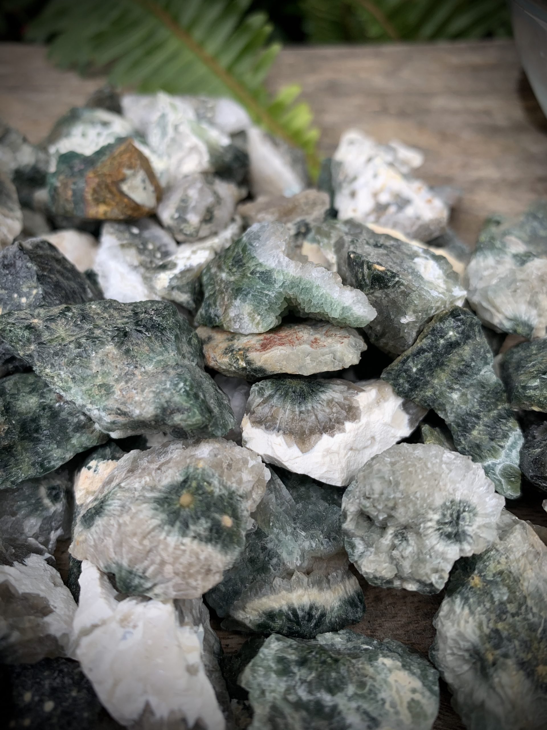 Natural Crystals: Ocean Jasper Rough Chunks (Approx 2x2x1cm)