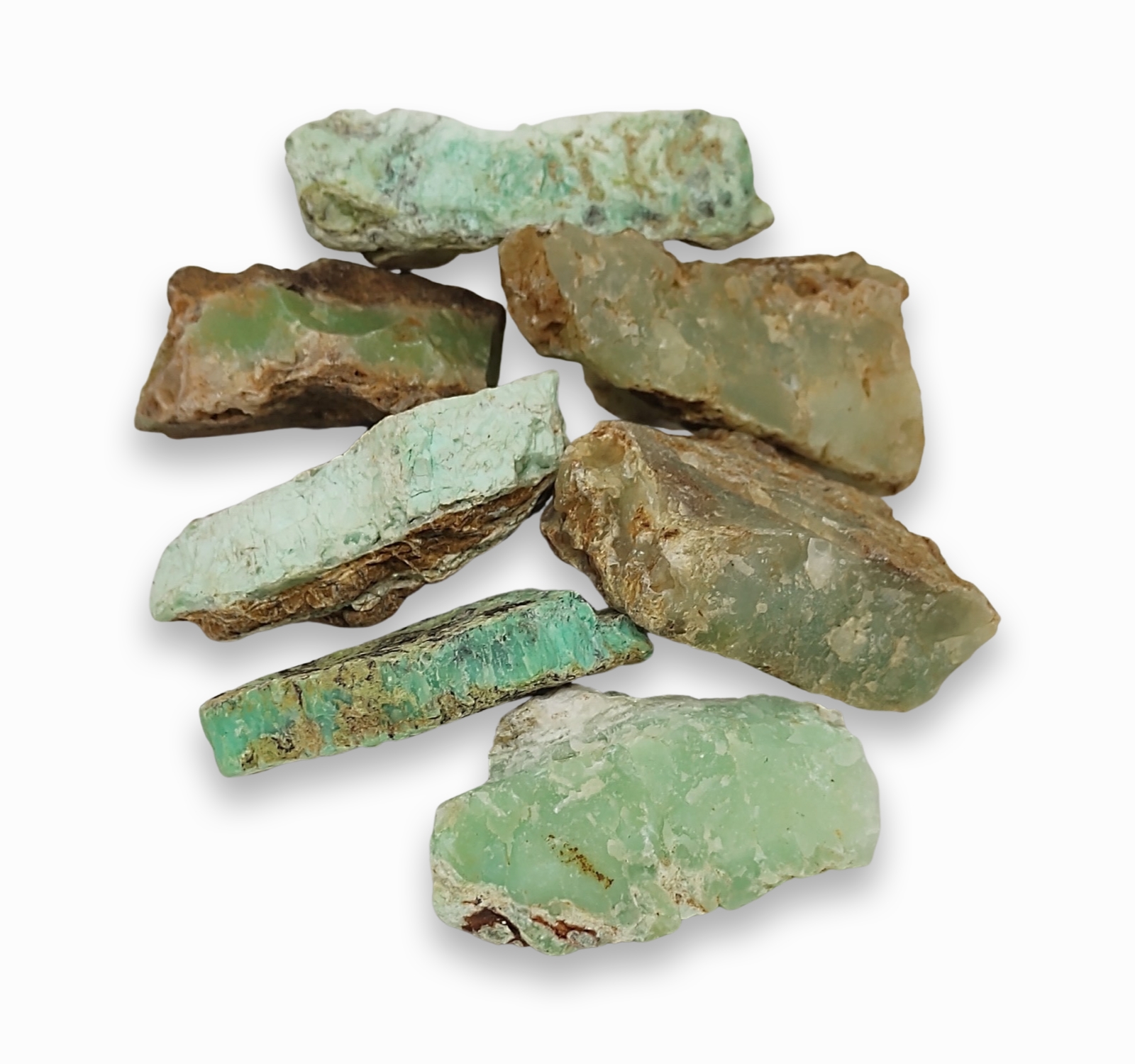 Natural Crystal: Chrysoprase Veins - Assorted