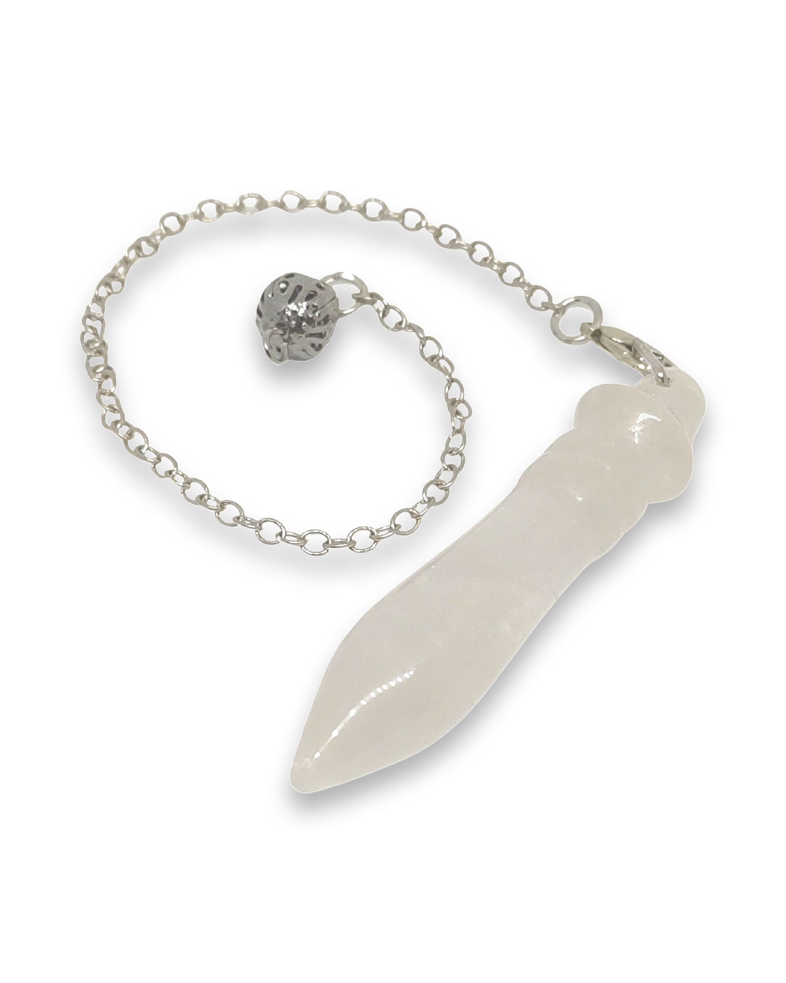 Crystal Pendulum Clear Quartz Large Egyptian Shape
