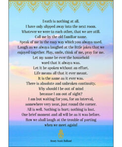Greeting Card:  Death is Nothing at All