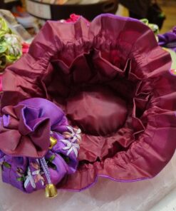 Alternative view of Silk Embroidered 8 Pocket Pouch