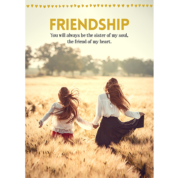 Greeting Card: Friendship Soul Sister