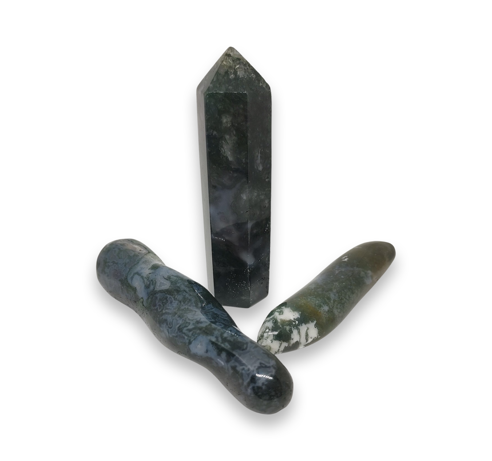 Moss Agate Generator and Wands