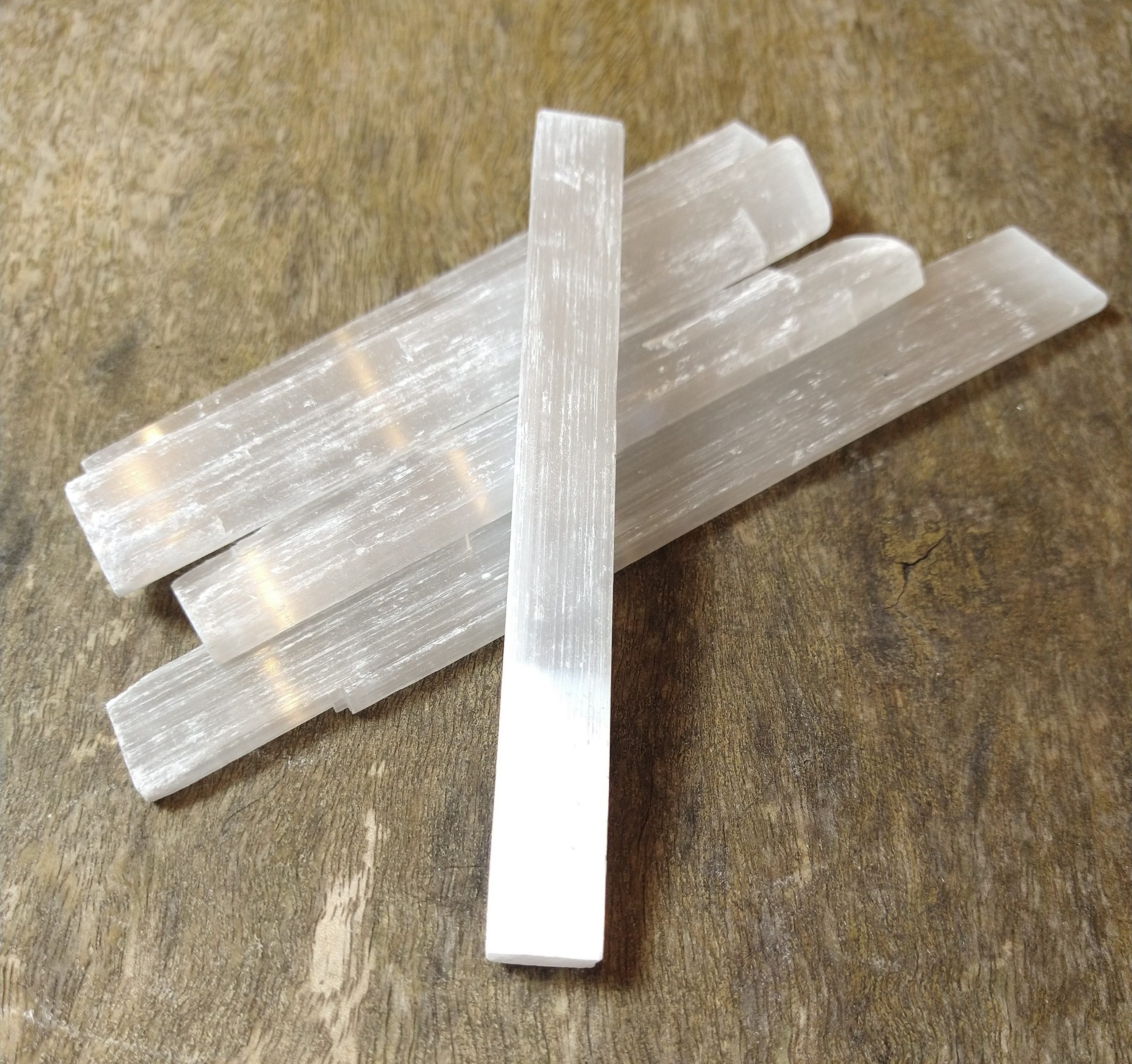 Natural Crystals: Selenite Wands (Approx 20cm)