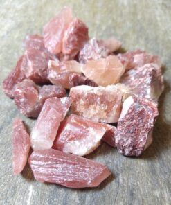 Natural Crystals: Red Calcite Rough Chunks (Approx 4x2x1cm)