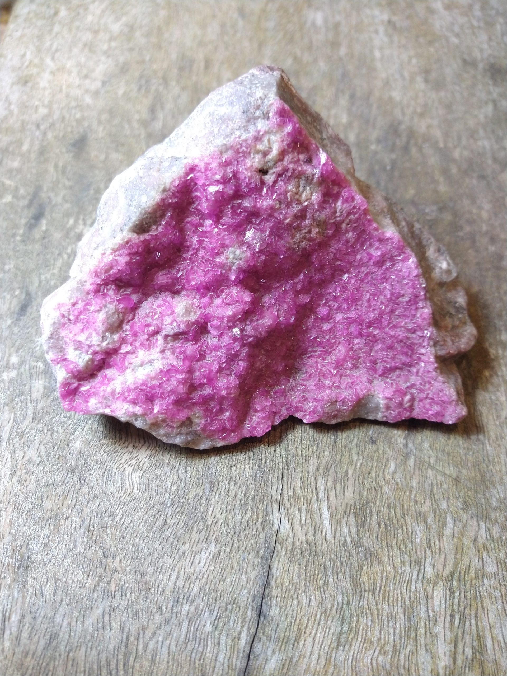 Natural Crystals: Cobaltain Calcite Cluster (Approx 12x8x5cm)