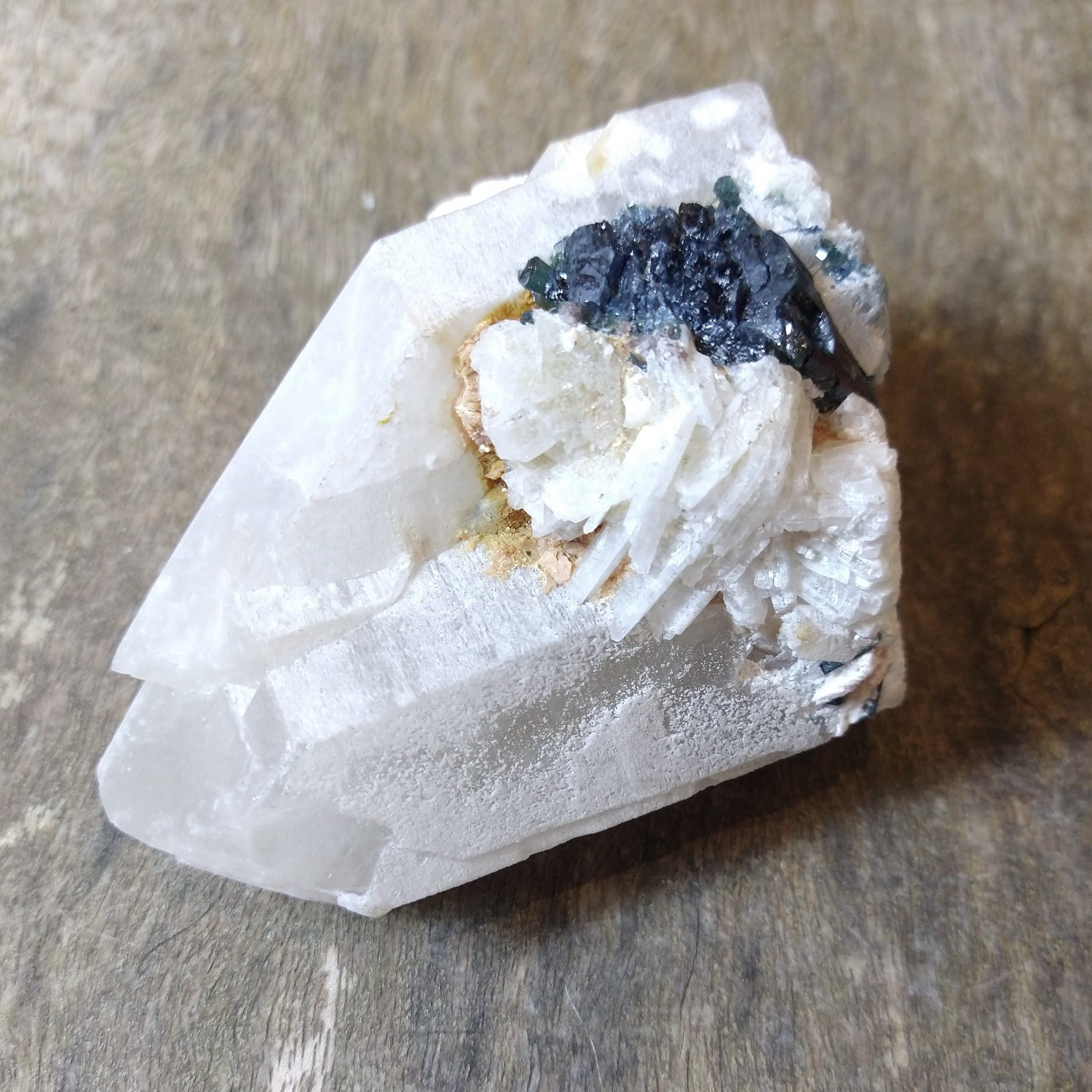 Natural Crystals: Blue Tourmaline in Quartz (Approx 14x10x8cm) - Image 3