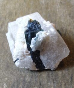 Natural Crystals: Blue Tourmaline in Quartz (Approx 14x10x8cm)