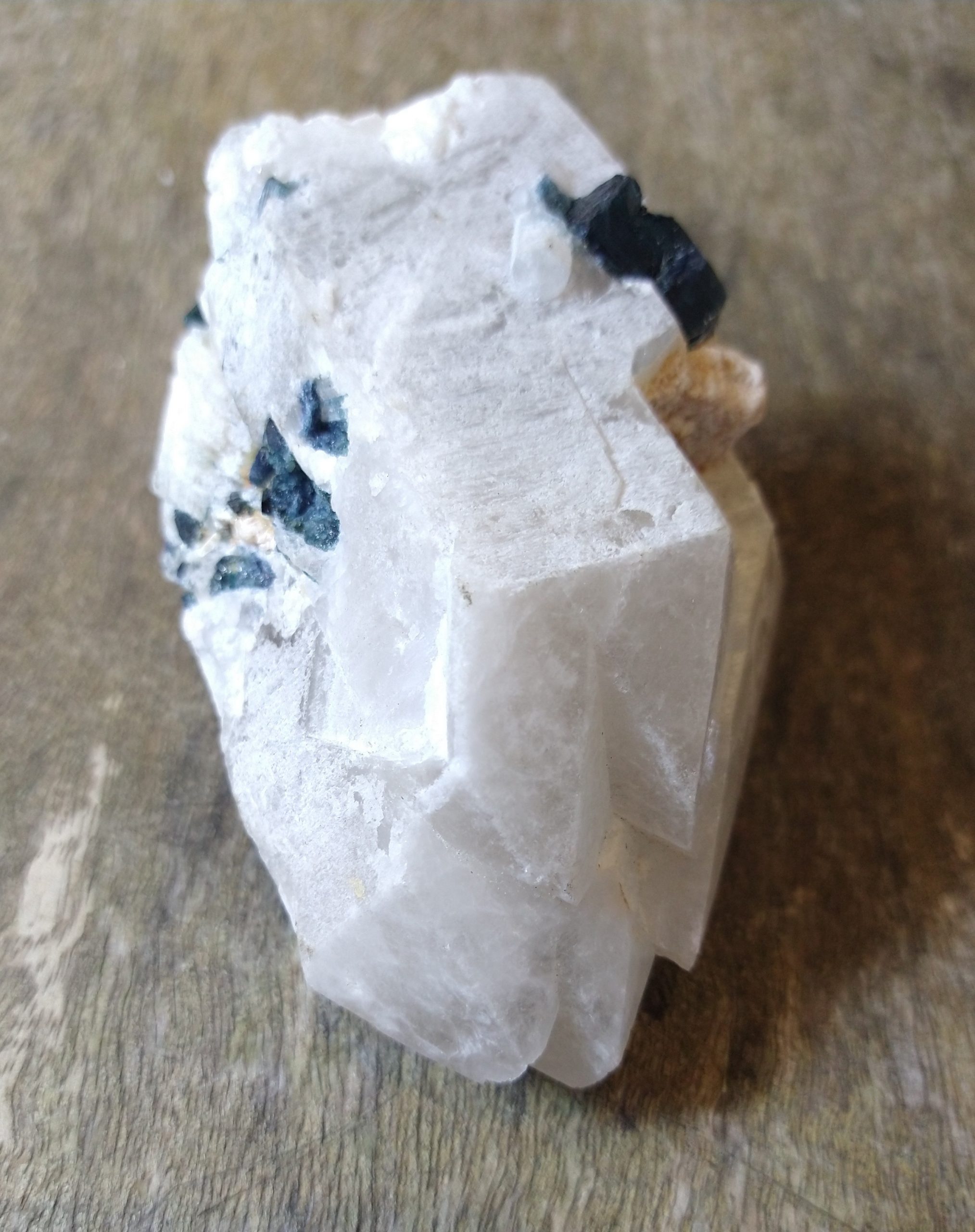 Natural Crystals: Blue Tourmaline in Quartz (Approx 14x10x8cm) - Image 5