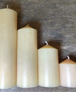 Beeswax-Paraffin Blend Pillar Candles
