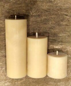 Pure Beeswax Pillar Candles (3 sizes to choose from)