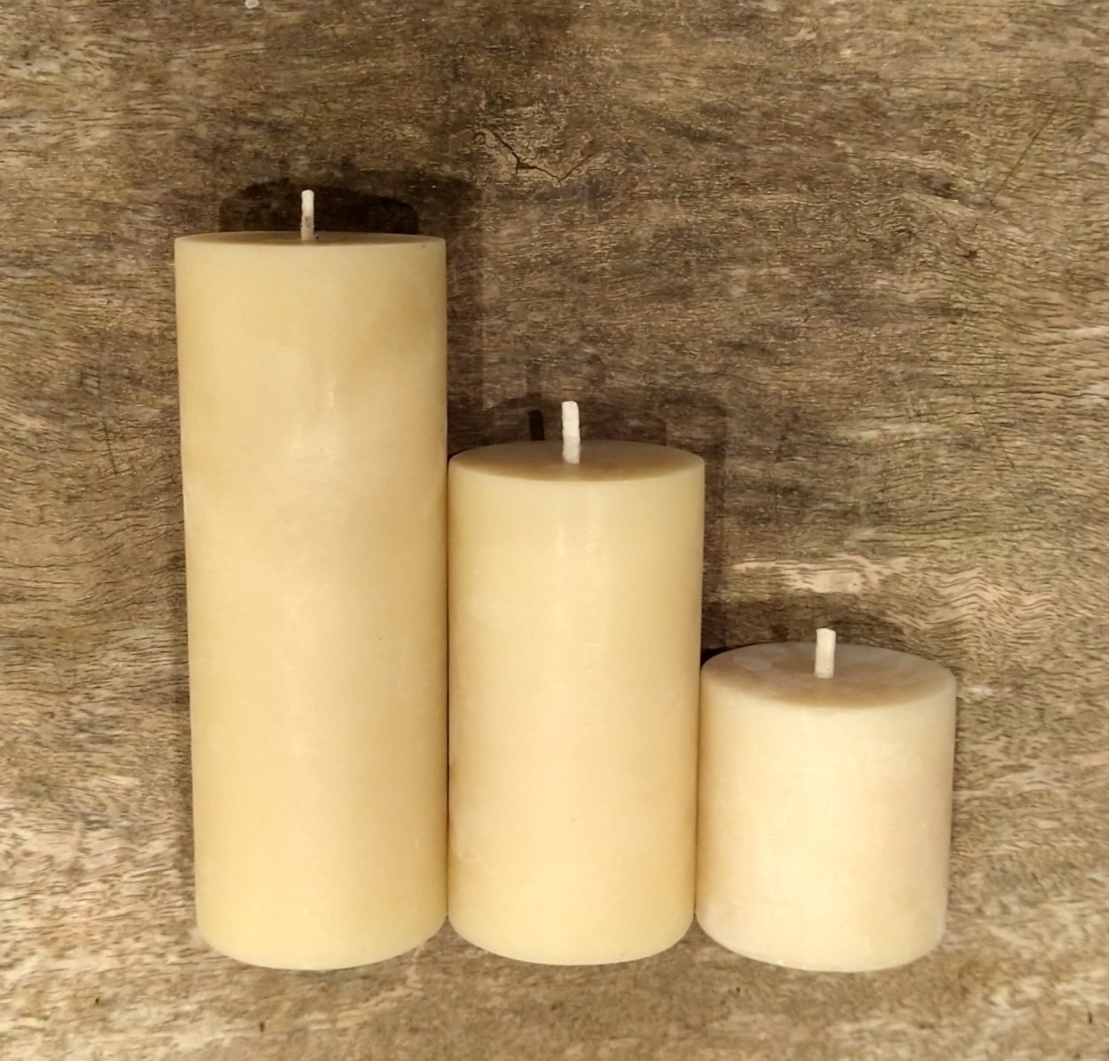 Pure Beeswax Pillar Candles (3 sizes to choose from)