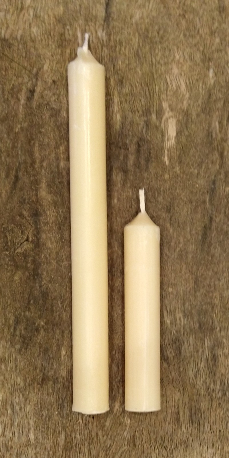 Beeswax-Paraffin Blend Dinner Candles (2 lengths to choose from)