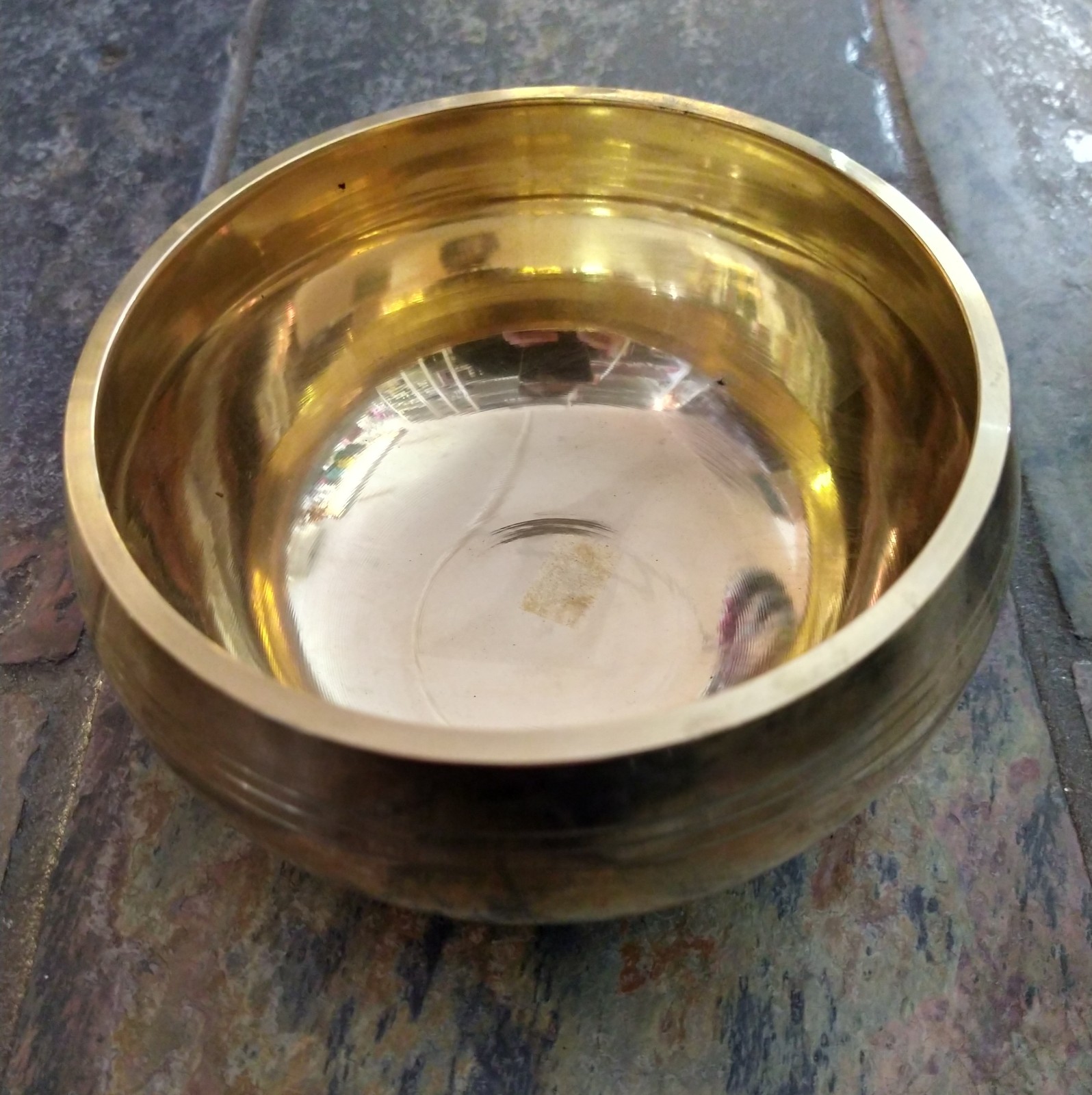 Tibetan Singing Bowls: 7 Sizes to choose from (Plain High Sided Design, comes with Wooden Wand) - Image 3