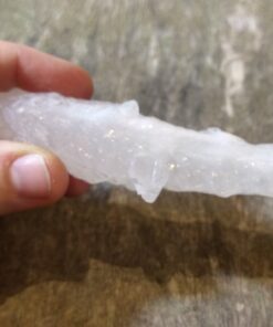 Alternative view of Aragonite Specimen - Santa Euclalia Chihuahua Mexico - (approx 8 x 2 cm)