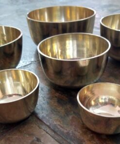 Tibetan Singing Bowls: 7 Sizes to choose from (Plain High Sided Design, comes with Wooden Wand)