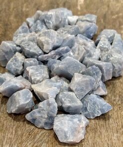 Natural Crystals: Blue Calcite Rough Chunks (Approx 3x2x2cm)