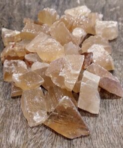 Natural Crystals: Honey Calcite Rough Chunks (Approx 3x2x1cm)