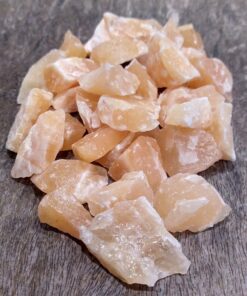 Natural Crystals: Orange Calcite Rough Chunks (Approx 3x2x2cm)
