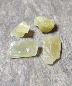 Natural Crystals: Heliodor-Golden Beryl Rough Chunks (Approx 2x1x.5cm)