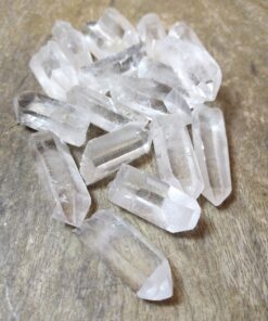 Natural Crystals: Clear Quartz Points (Approx 5x1.5cm)