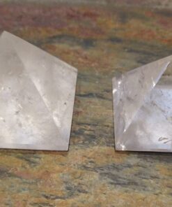 Alternative view of Natural Crystals: Cut & Polished Clear Quartz Pyramids