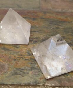 Natural Crystals: Cut & Polished Clear Quartz Pyramids