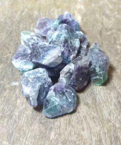 Natural Crystals: Rainbow Fluorite Rough Chunks (Approx 3x2x2cm)