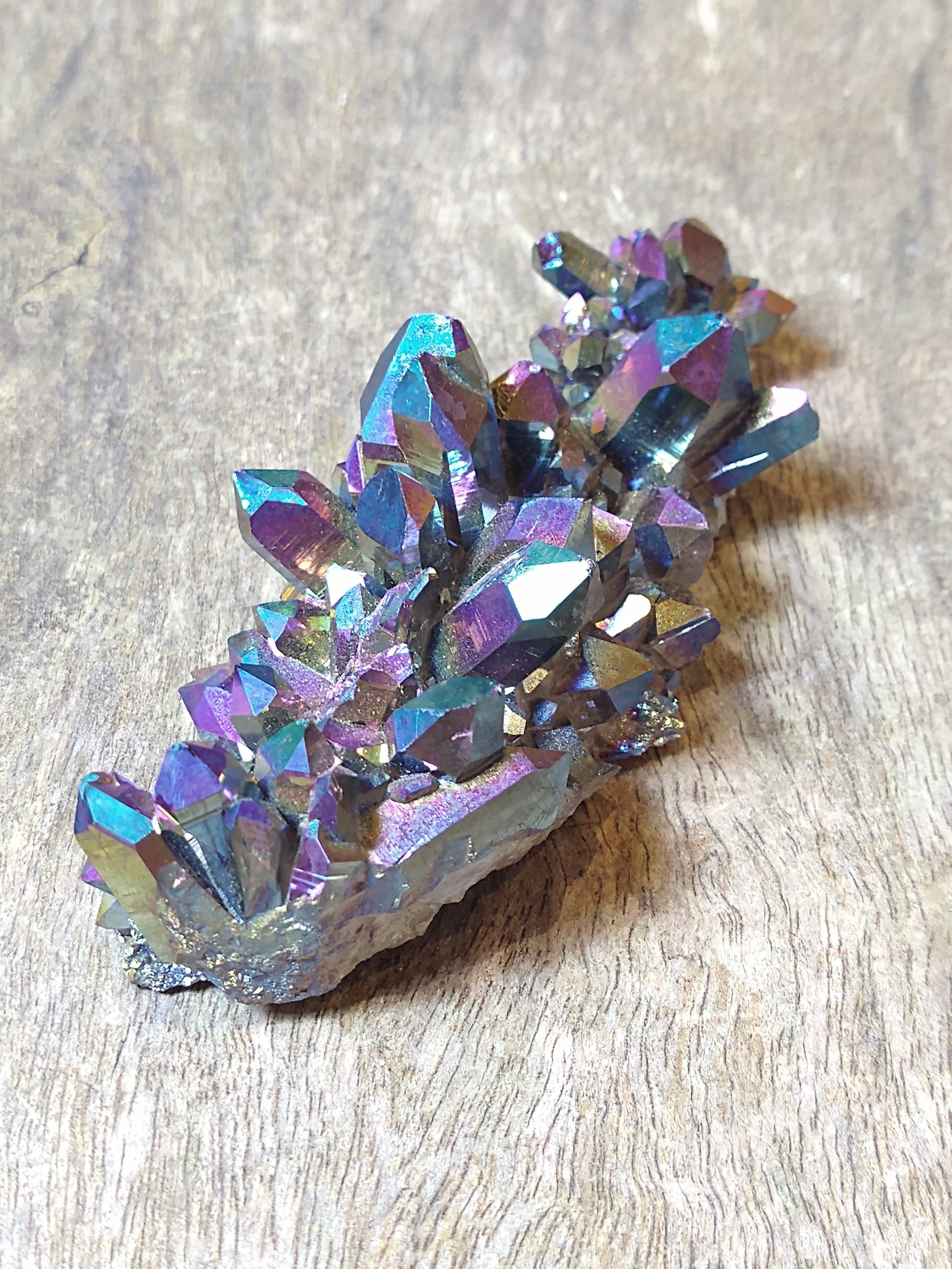 Flame Aura Quartz Cluster - 290