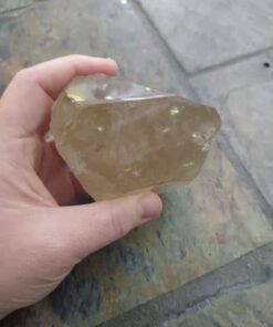 Alternative view of Natural Crystal: Cut & Polished Citrine Generator (Approx 10x10x8cm)