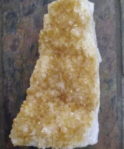 Alternative view of Genuine Crystals: Citrine Cluster Cut Base (Approx 25x12x6cm)