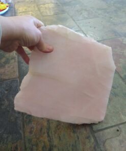 Alternative view of Natural Crystal: Cut & Polished Rose Quartz Slabs (X-Large)