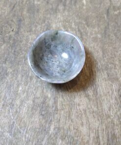 Natural Crystal: Hand Carved & Polished Labradorite Bowl (Approx 5x4cm)
