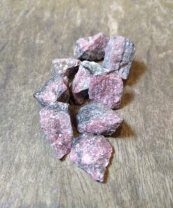 Natural Crystals: Rhodonite Rough Chunks