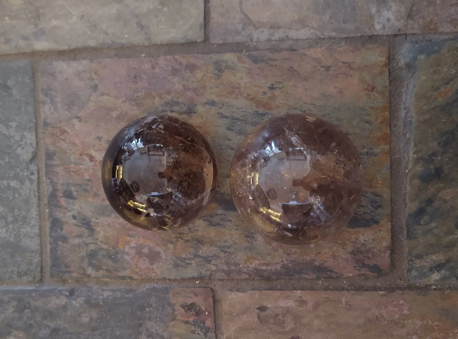 Natural Crystals: Cut & Polished Smokey Quartz Spheres - Image 2