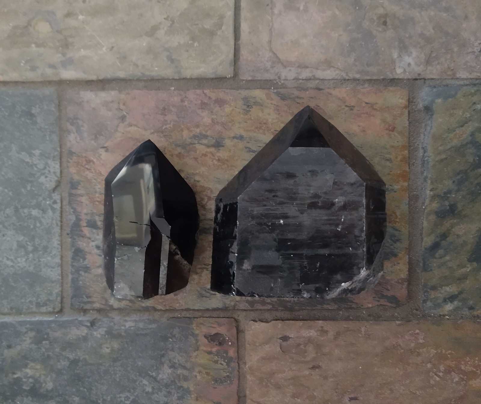 Genuine Crystals: Smokey Quartz Generators (Some Natural Faces/Some Polished)