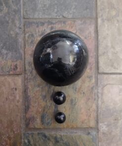 Alternative view of Natural Crystals: Cut & Polished Black Tourmaline Spheres