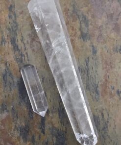 Alternative view of Natural Crystals: Cut & Polished Clear Quartz Wands