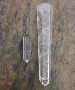Natural Crystals: Cut & Polished Clear Quartz Wands