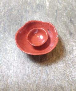 Alternative view of Natural Crystal: Hand Carved & Polished Red Jasper Bowls