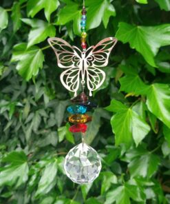 Chakra Butterfly Sun Catcher