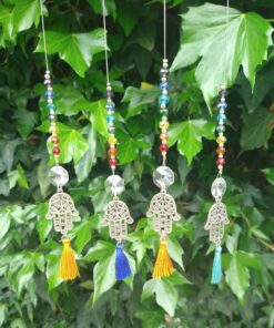 Small Hamsa w/ Chakra Sun Catcher
