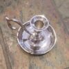 Candle Holder: Metal (Silver Finish)