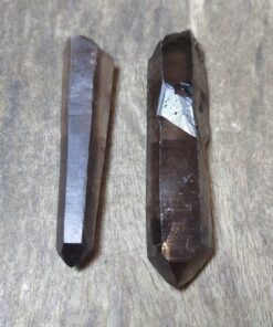 Natural crystals: Smokey Quartz points