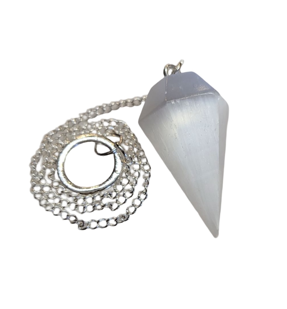 Crystal Pendulum Selenite Classic