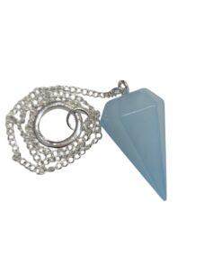 Crystal Pendulum Blue Aragonite Classic