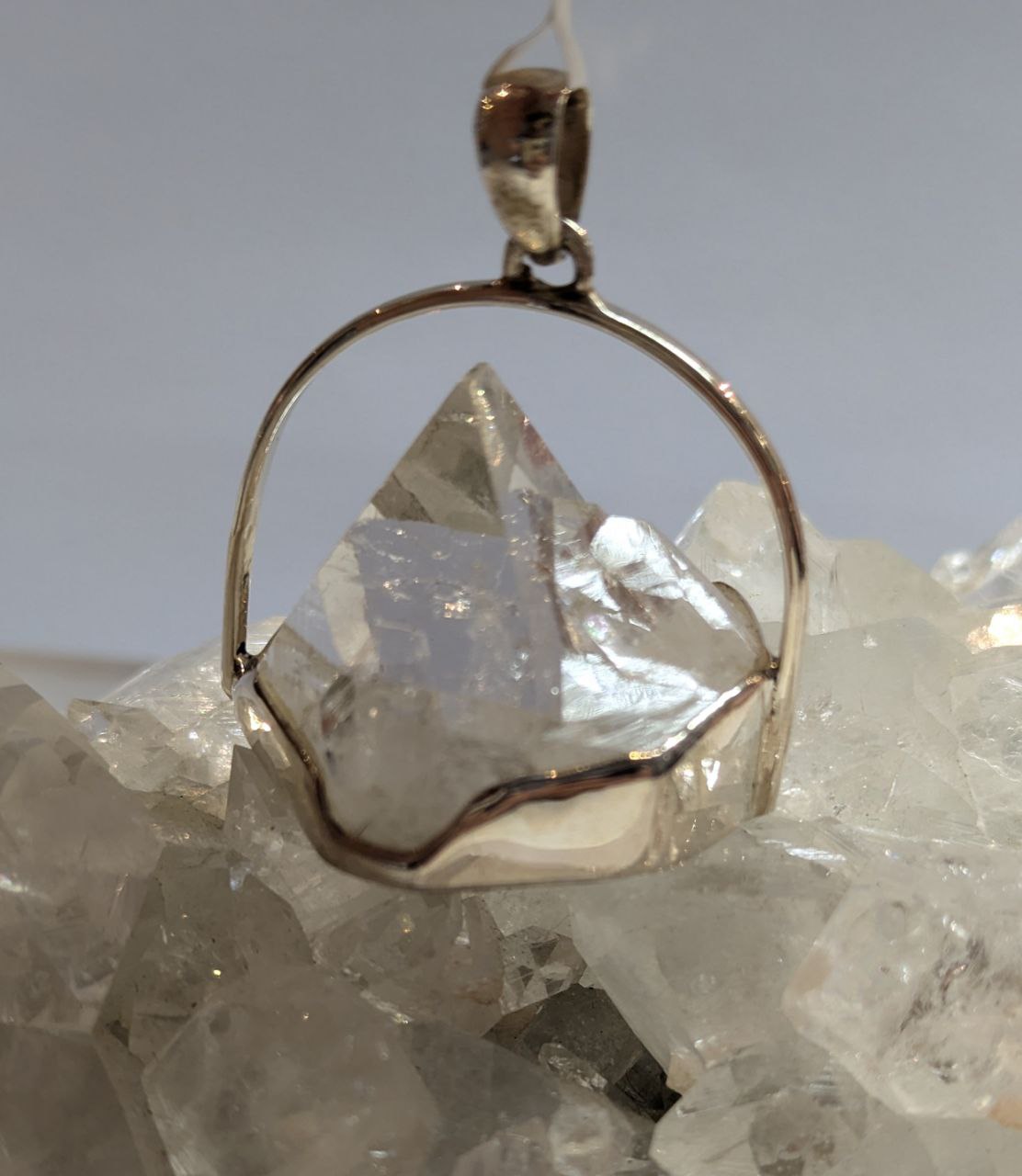 Apophyllite Point Pendant | 925 Sterling Silver